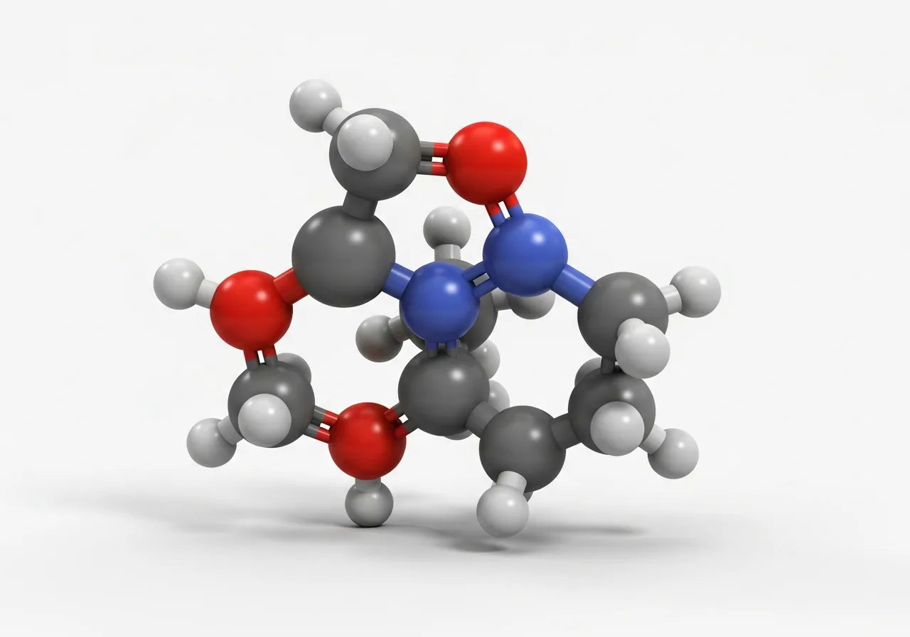 Tadalafil molecular model