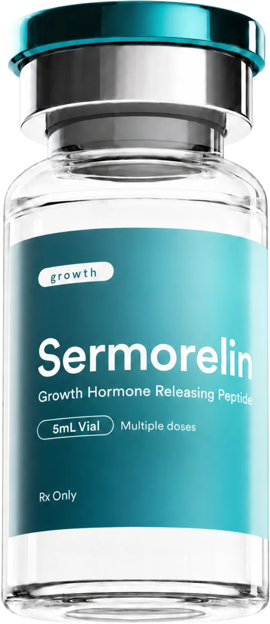 Zepym Health Sermorelin peptide vial